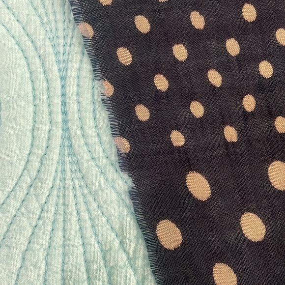 Armani Exchange polka dot wool blend scarf - Picture 5 of 10